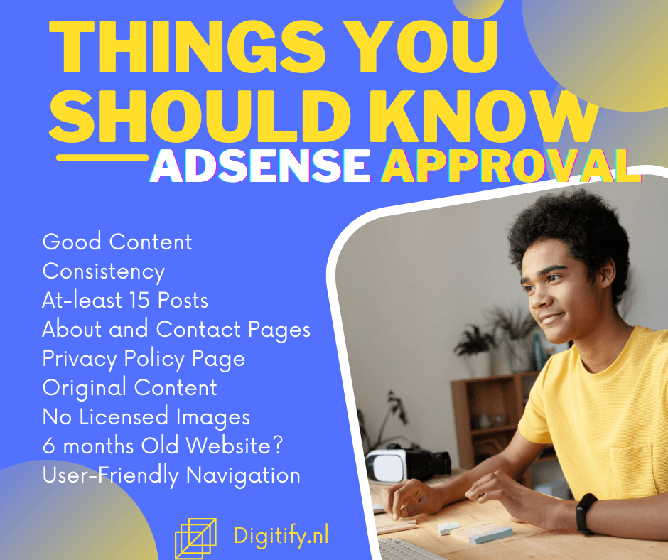 adsense approval, Google AdSense template 