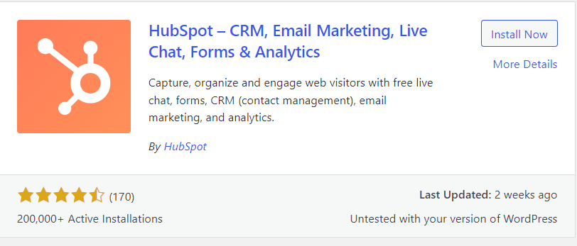 HubSpot WordPress Plugin